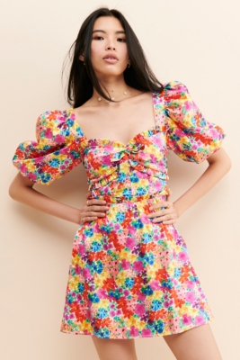 Merrill Puff Sleeve Mini Dress | Nuuly