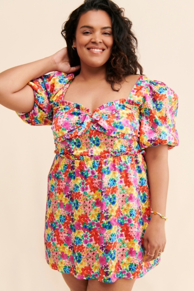Merrill Puff Sleeve Mini Dress | Nuuly