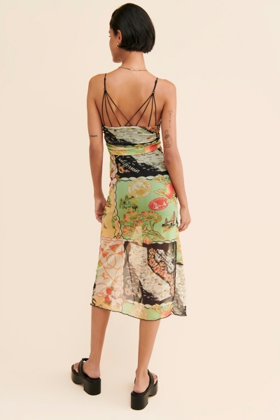 uo wild side mesh slip dress Wild Side Mesh Slip Dress