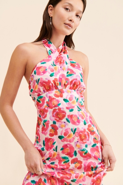 knee length dresses for ladies Tatiana High Neck Gown