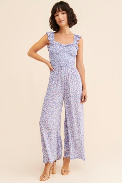 Leanne Floral Jumpsuit | Nuuly
