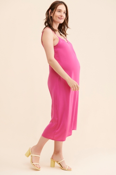 Maternity Satin Slip Dress | Nuuly