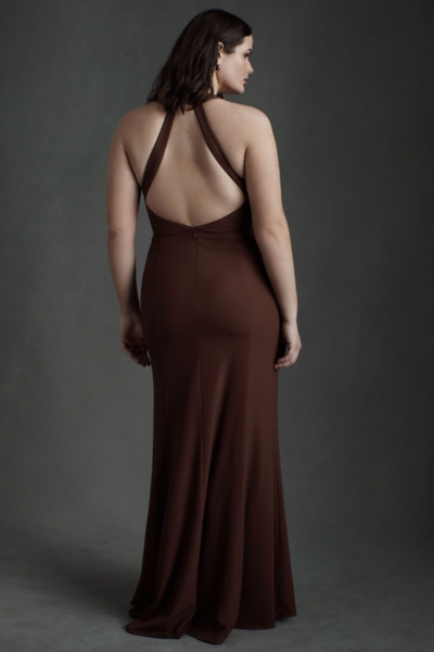 knee length dresses for ladies Seraphina Satin Maxi Dress