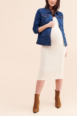 Maternity Mama Denim Jacket Nuuly