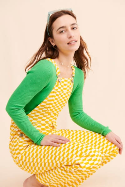 Lucy Geometric Overalls | Nuuly