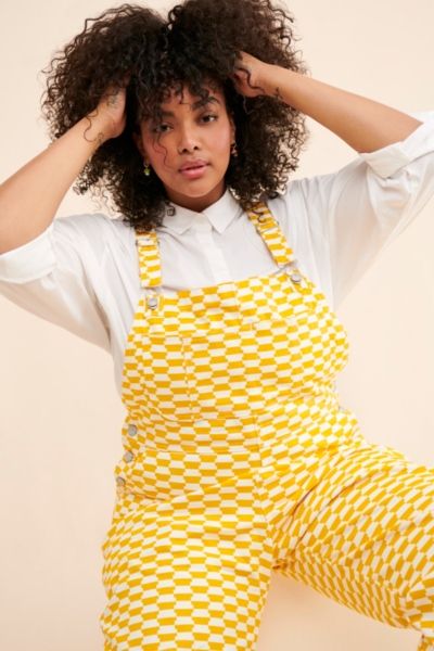 Lucy Geometric Overalls | Nuuly