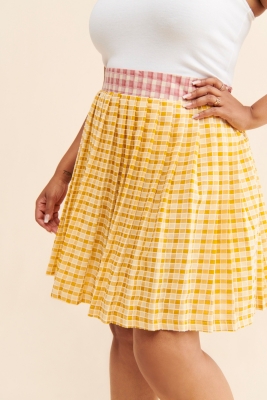Meg Plaid Mini Skirt | Nuuly