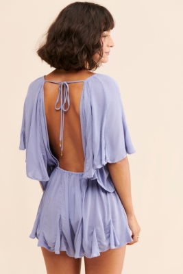 Nerea Open-Back Romper