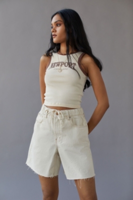 High-Rise Baggy Denim Shorts | Nuuly