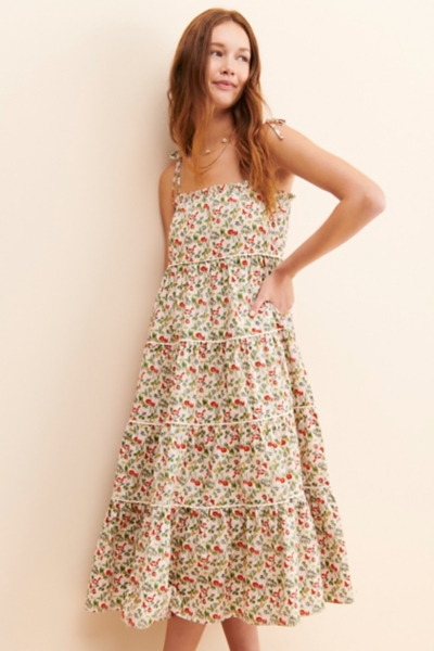 dress the population aurora midi dress Dress the Population Aurora Floral Midi Dress