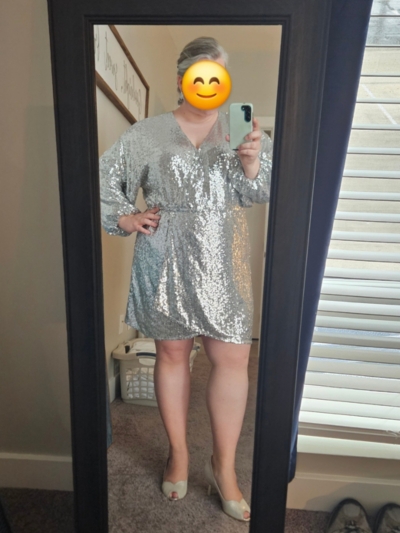 lisabette sequined mini dress Lisabette Sequined Mini Dress