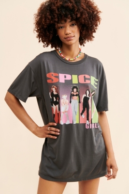 Spice girl t shirt dress on sale