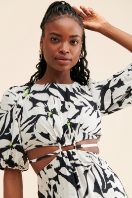 MAO　Cut Out Mini Dress LLLLAB M Cut Out Mini Dresses | Peppermayo US