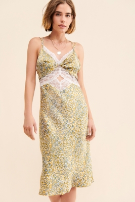 Topshop paisley slip outlet dress