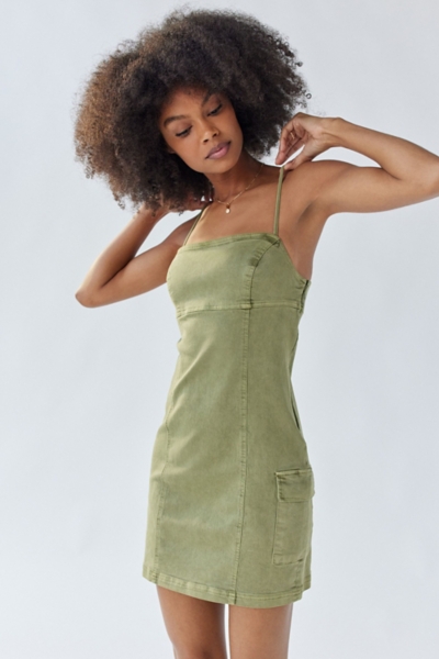 white christmas dresses Corbin Denim Halter Neck Mini Dress