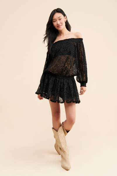 knee length dresses for ladies Karlina Lace Mini Dress main image 0