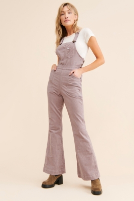 Corduroy bell bottom overalls shop