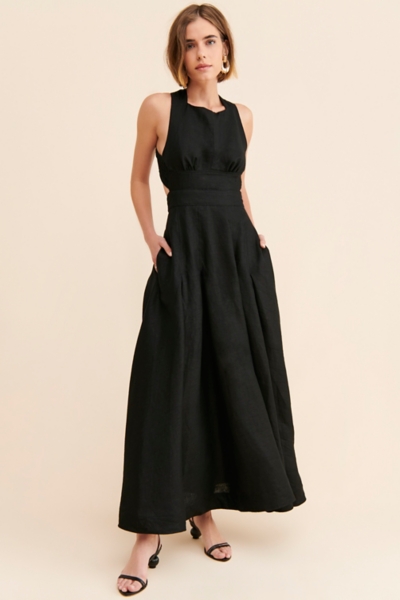 high neck satin dress maxi Champagne Satin V-Neck Bridesmaid Dress A-Line Floor-Length