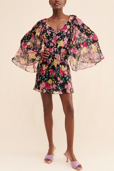 Midnight Fiesta Floral Mini Dress | Nuuly