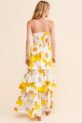 One-Shoulder Layered Maxi Dress Nuuly