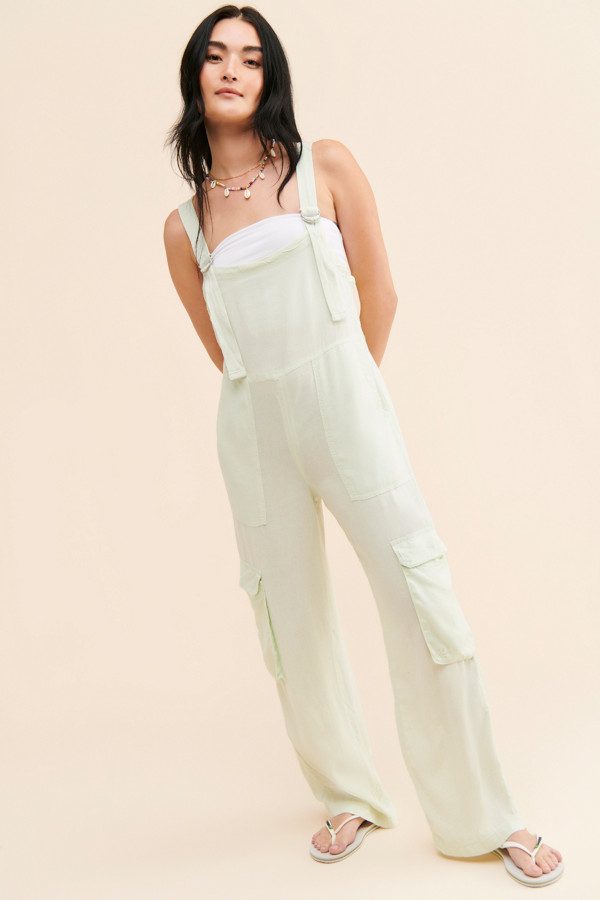 Tilly Linen Utility Overall Urban Outfitters Women Clothing Dungarees 