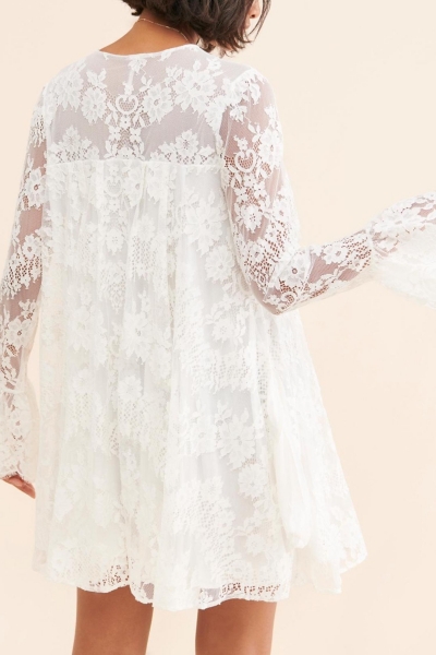 Aurelia Lace Mini Dress | Nuuly