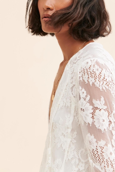 Aurelia Lace Mini Dress | Nuuly