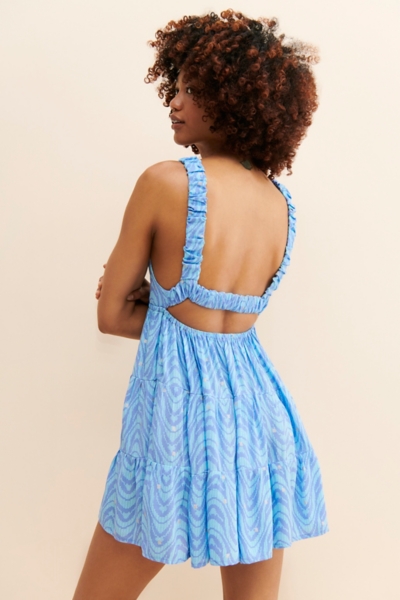 knee length dresses for ladies So Online AU Kyra Mini Dress, Arizona Print, AU12 US8