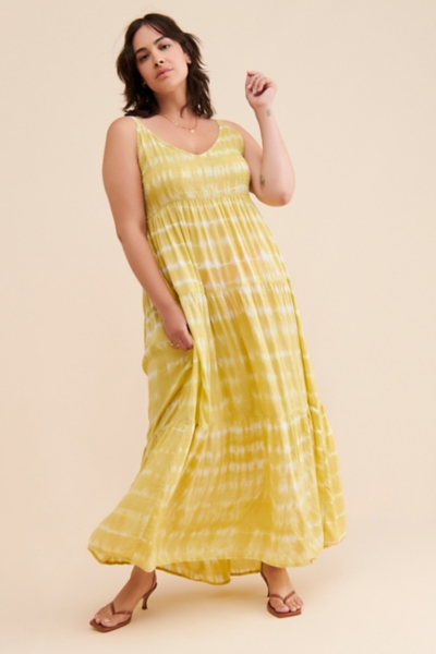 yellow mexican dress Camila Floral Dress