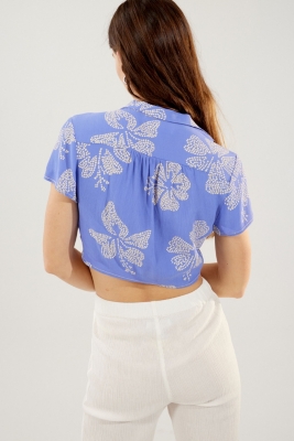 トップス ari Ari Cropped Button-Down Top | Nuuly