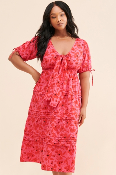 knee length dresses for ladies Roxy Emilia Midi Dress