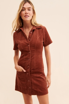 ワンピース House on the Hill Corduroy Dress 80 Daphne Corduroy Dress | Garnet Hill