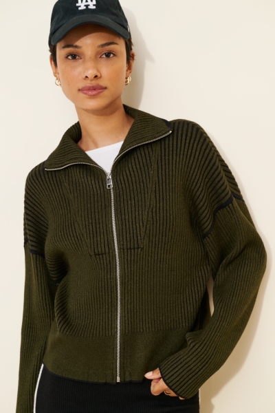 Carmen Knit Zip-Up