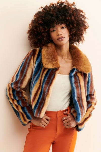 ジャケット・アウター Archive fur jacket sullen tokyo Rhapsody Faux Fur Jacket | Nuuly