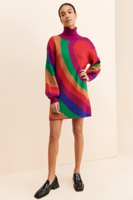 Rainbow Wild Hearts Sweater Dress Nuuly