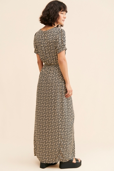 hutch rocco halter ruffled maxi dress Rocco Dress – Retrofete