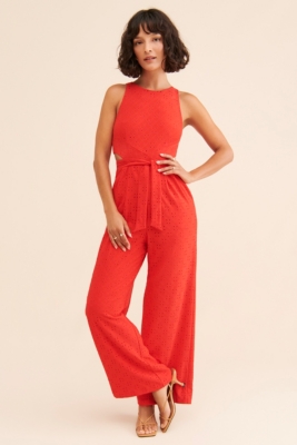 【2plan】Eyelet Catch Jumpsuit Eter-Jumpsuit-Lucina-13752-
