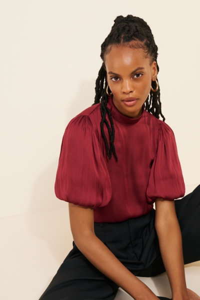 ribbon balloon lulu tops ノートルエモア　【一度着用】 ribbon balloon lulu tops – NOTRE émor