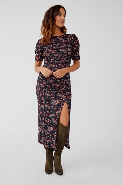 knee length dresses for ladies Free People Brielle Midi Dress main image 1