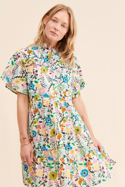 ro's garden vibeka ruffle mini dress Vibeka Ruffle Mini Dress