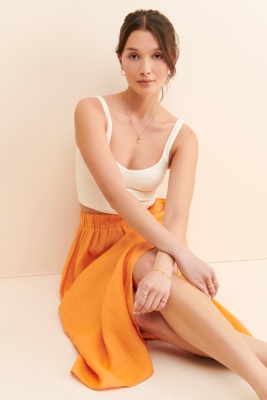【関送込】CHLOE◆LINEN SKIRT Chloe Linen Skirt | Nuuly