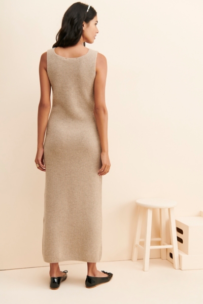 ruched knitted dress Miss Thing Ruched Midi Jersey Knit Dress main image 0