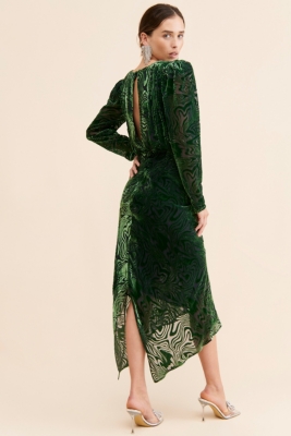 Ronke Women's African Print Maxi Dress - Kuba Geometric