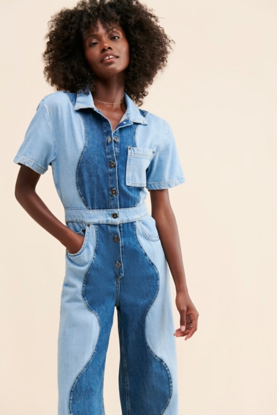 Wavy Printed Coveralls | Nuuly