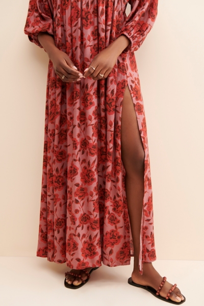 chinese dress ladies Sun Kissed Glow Maxi Dress Red main image 1