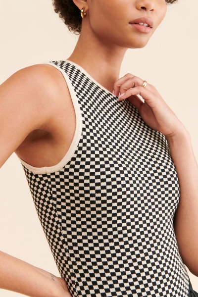 Sonny Checkered Bodysuit | Nuuly
