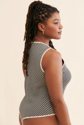 Sonny Checkered Bodysuit | Nuuly