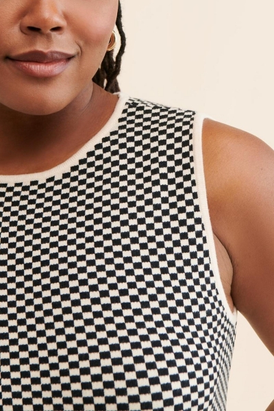 Sonny Checkered Bodysuit | Nuuly