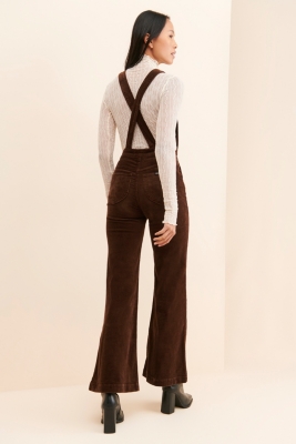 Eastcoast Corduroy Flare Overalls Nuuly