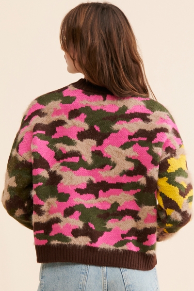 Camo Knit Sweater | Nuuly